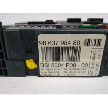 Recambio de caja reles / fusibles para citroën c4 coupe 1.6 16v cat (nfu / tu5jp4) referencia OEM IAM 9663798480  