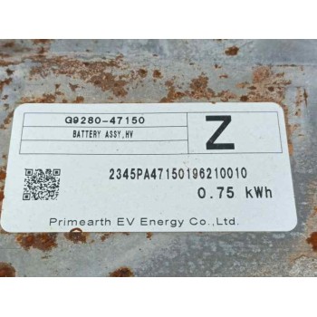 Recambio de bateria para toyota corolla hatchback (_e21_, _ea1_, _eh1_) 1.8 hybrid (zwe211, zwe219) referencia OEM IAM G92804715