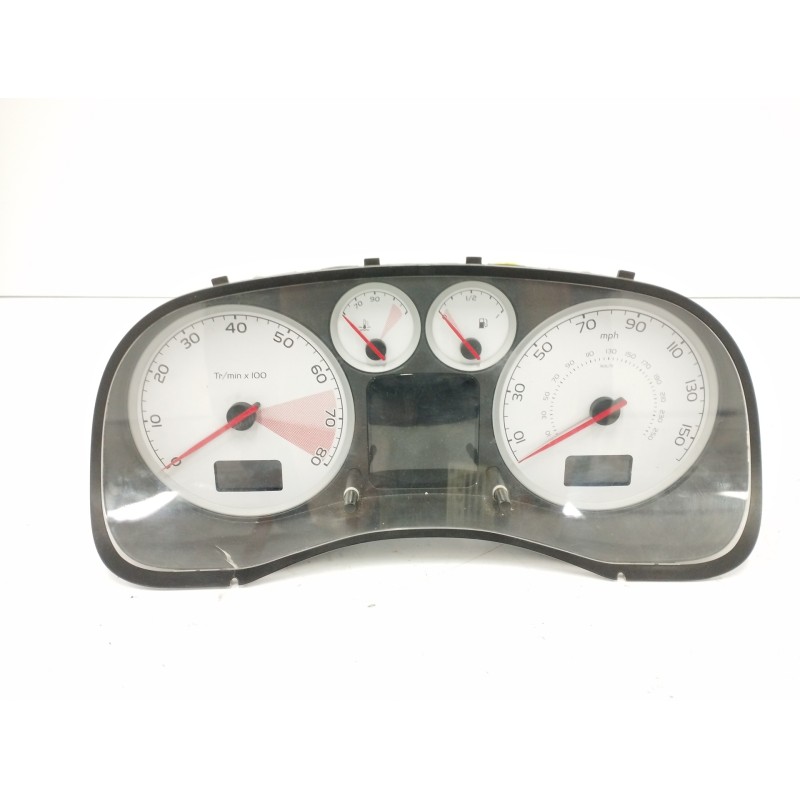 Recambio de cuadro instrumentos para peugeot 307 cc (s1) 2.0 16v cat referencia OEM IAM P9655183080 PLASTICO DAÑADO 