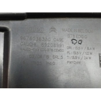 Recambio de piloto delantero izquierdo para citroën c4 picasso 1.6 blue-hdi fap referencia OEM IAM 9676036380  
