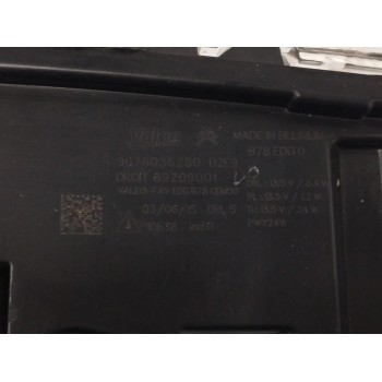 Recambio de piloto delantero derecho para citroën c4 picasso 1.6 blue-hdi fap referencia OEM IAM 9676036280  