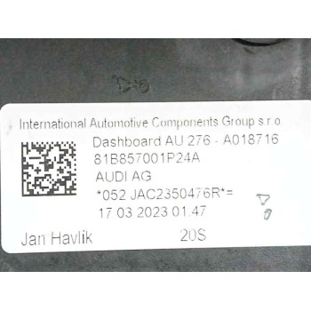 Recambio de salpicadero para audi q2 (gab, gag) 35 tfsi referencia OEM IAM 81B857001P24A 81A880201S 81A880204F