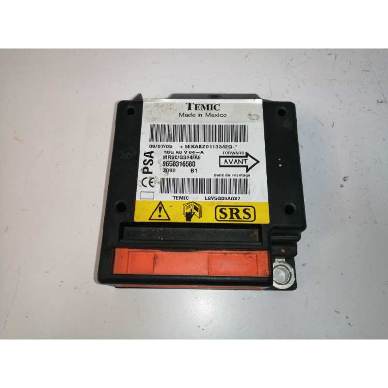 Recambio de centralita airbag para citroën c3 1.4 hdi referencia OEM IAM 9658316580  