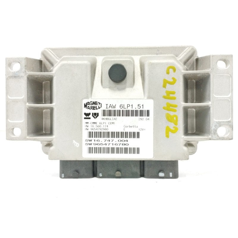 Recambio de centralita motor uce para peugeot 307 cc (s1) 2.0 16v cat referencia OEM IAM 9654716780  