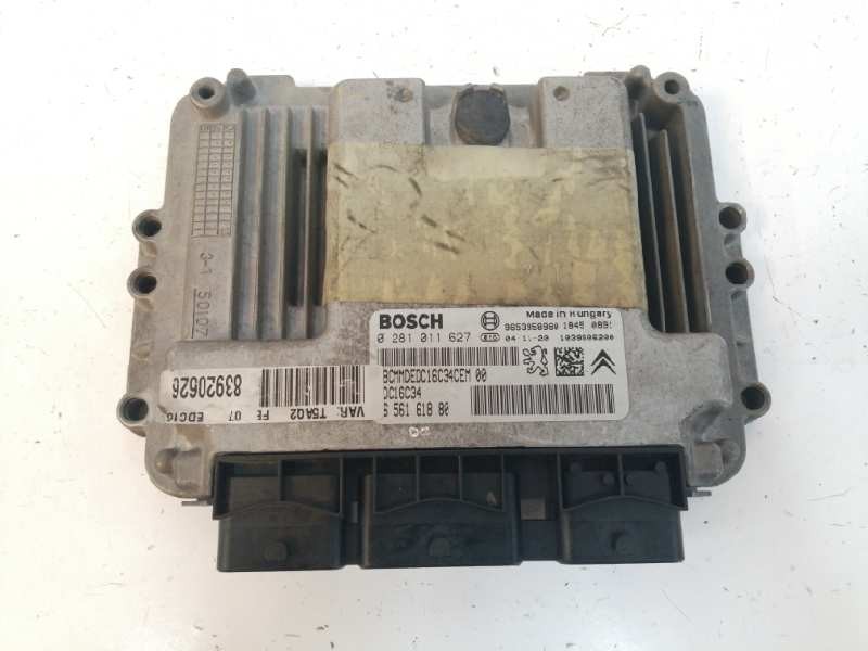Recambio de centralita motor uce para peugeot 307 (s1) 1.6 hdi referencia OEM IAM 9656161880 0281011627 9653958980