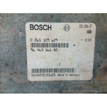 Recambio de centralita abs para peugeot 607 (9d, 9u) 3.0 v6 24v referencia OEM IAM 9646316180 0265109629 