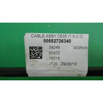 Recambio de varillaje cambio para jeep renegade suv (bu, b1, bv) 1.6 crd referencia OEM IAM 00552726340  