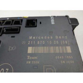 Recambio de modulo electronico para mercedes-benz clase e (w211) berlina 3.0 v6 cat referencia OEM IAM 2118701026  