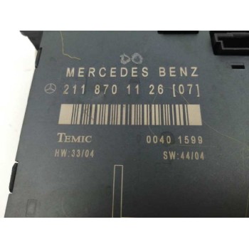 Recambio de modulo electronico para mercedes-benz clase e (w211) berlina 3.0 v6 cat referencia OEM IAM 2118701126  