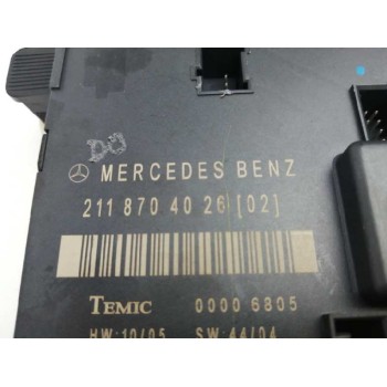 Recambio de modulo confort para mercedes-benz clase e (w211) berlina 3.0 v6 cat referencia OEM IAM 2118704026  