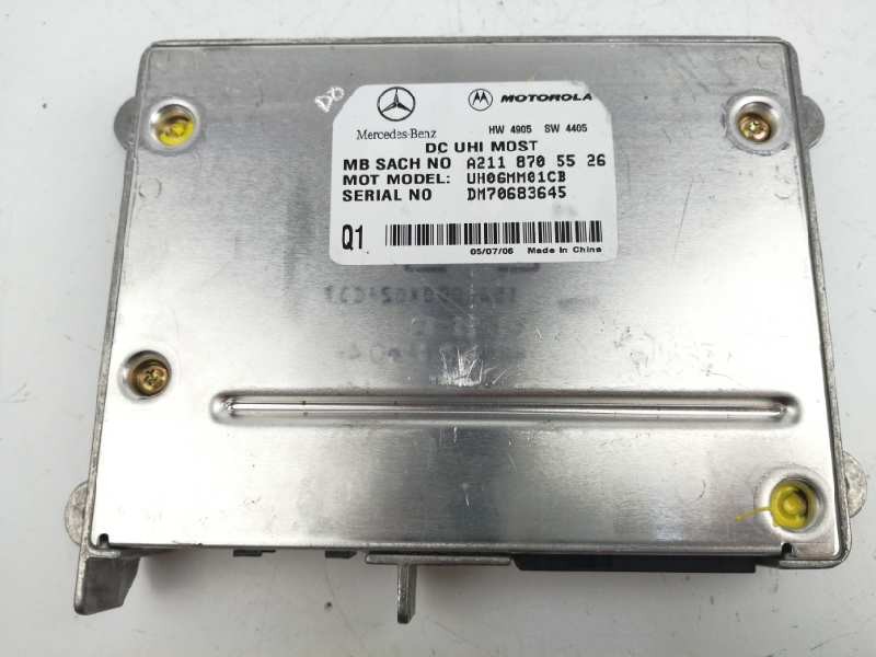 Recambio de modulo electronico para mercedes-benz clase e (w211) berlina 3.0 v6 cat referencia OEM IAM A2118705526  
