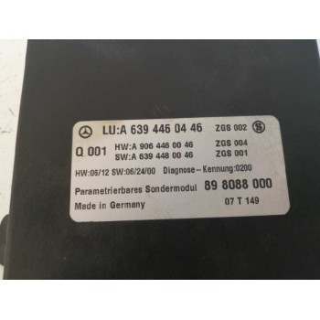 Recambio de modulo electronico para mercedes-benz vito caja cerrada 6.03  2.1 cdi referencia OEM IAM A6394460446  