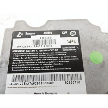 Recambio de centralita airbag para fiat stilo (192_) 1.8 16v (192axc1a, 192bxc1a) referencia OEM IAM 46835521  