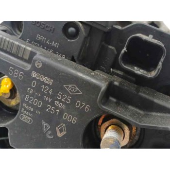 Recambio de alternador para renault laguna ii grandtour (kg0) 1.9 dci diesel referencia OEM IAM 8200251006 150A 0124525076