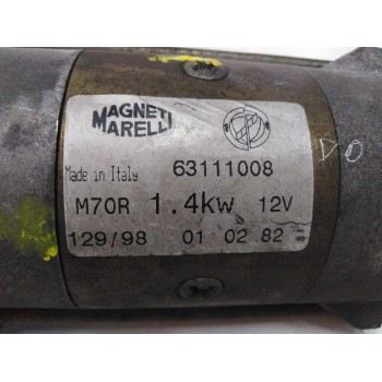 Recambio de motor arranque para fiat brava (182) 1.6 16v cat referencia OEM IAM 63111008  
