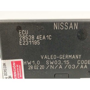 Recambio de modulo electronico para nissan qashqai ii (j11, j11_) 1.5 dci referencia OEM IAM 285384EA1C  