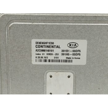 Recambio de centralita motor uce para kia niro concept referencia OEM IAM 391B103DF5 A2C3960140101 