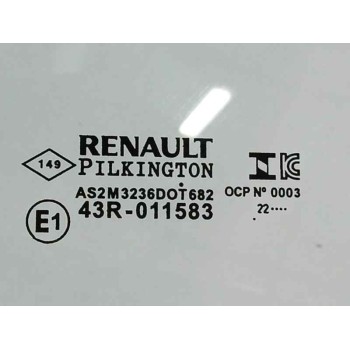 Recambio de luna delantera izquierda para renault megane e-tech suv ev60 referencia OEM IAM   