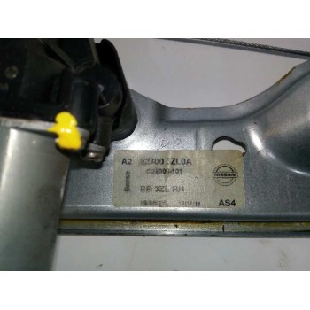 Recambio de elevalunas trasero derecho para nissan pulsar hatchback (c13) 1.2 dig-t referencia OEM IAM 827003ZL0A  