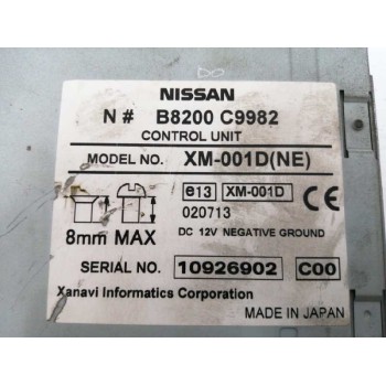 Recambio de sistema navegacion gps para nissan x-trail (t30) comfort referencia OEM IAM B8200C9982  