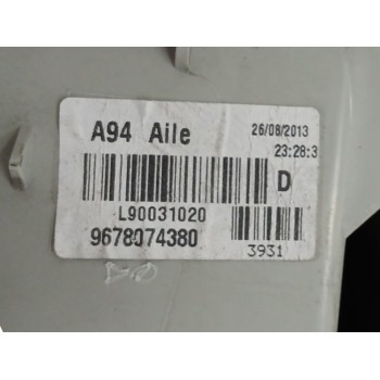 Recambio de piloto trasero derecho para peugeot 2008 (--.2013) 1.6 16v e-hdi fap referencia OEM IAM 9678074380  