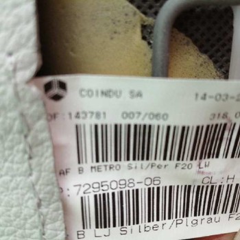 Recambio de asiento delantero derecho para bmw serie 1 lim. (f20) 1.6 16v referencia OEM IAM   