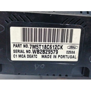 Recambio de mando climatizador para ford focus lim. (cb4) 1.6 tdci cat referencia OEM IAM 7M5T18C612CK WB2B29579 