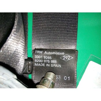 Recambio de cinturon seguridad delantero derecho para renault master desde ´98 caja cerrada, techo ´´maxi´´ l3h3 rs 4078 referen