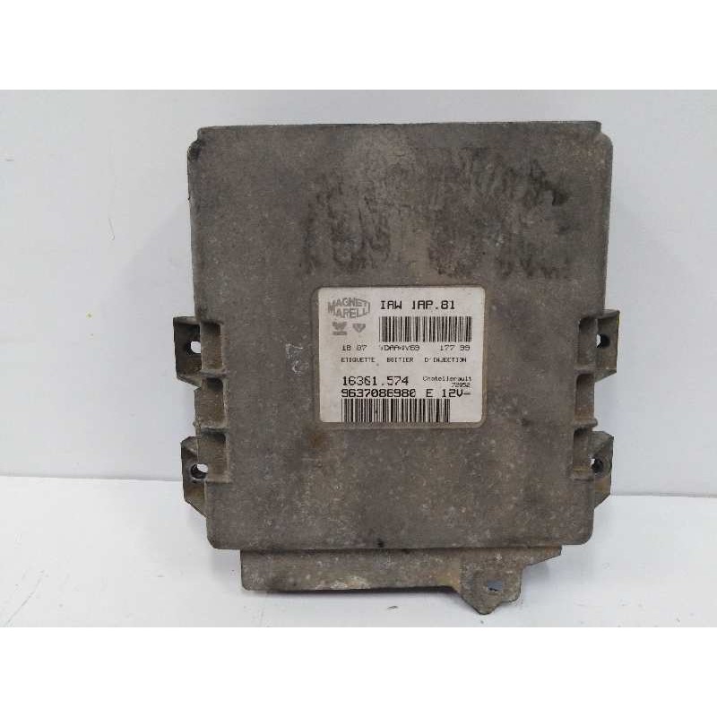 Recambio de centralita motor uce para peugeot 206 berlina 1.4 referencia OEM IAM 9637086980 16301574 