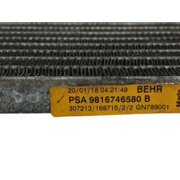 Recambio de condensador / radiador aire acondicionado para citroën c4 picasso 1.2 12v e-thp referencia OEM IAM 9816746580  