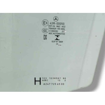 Recambio de luna delantera izquierda para mercedes-benz gla (h247) gla 200 d (247.712) referencia OEM IAM A2477256500 43R000500 