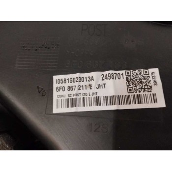 Recambio de guarnecido puerta trasera derecha para seat ibiza (kj1) 1.0 tsi referencia OEM IAM 6F0867211E NEGRO 