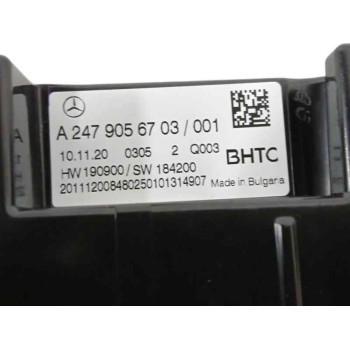 Recambio de mando climatizador para mercedes-benz benz gla (h247) gla 200 d (247.712) referencia OEM IAM A2479056703  