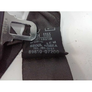 Recambio de cinturon seguridad trasero central para kia picanto i (sa) 1.1 referencia OEM IAM 8981007200  