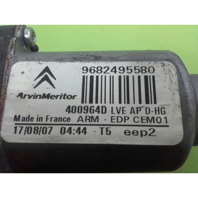 ELEVALUNAS DELANTERO DERECHO 9682495580