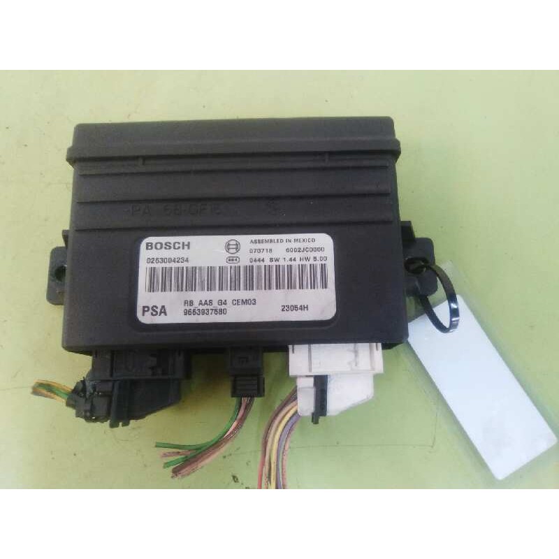 Recambio de modulo electronico para citroën c4 grand picasso exclusive referencia OEM IAM 9663937580 0263004234 