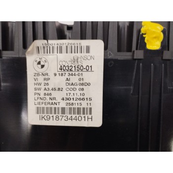 Recambio de cuadro instrumentos para bmw serie 3 berlina (e90) 320d efficientdynamics edition referencia OEM IAM 9187344  