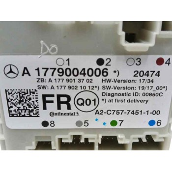 Recambio de modulo electronico para mercedes-benz benz gla (h247) gla 200 d (247.712) referencia OEM IAM A1779004006  