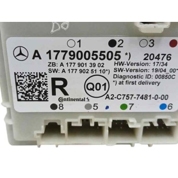 Recambio de modulo electronico para mercedes-benz benz gla (h247) gla 200 d (247.712) referencia OEM IAM A1779005505  