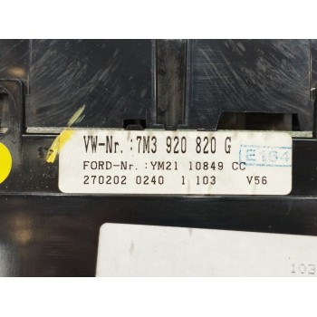 Recambio de cuadro instrumentos para volkswagen sharan (7m6/7m9) 2.8 v6 24v referencia OEM IAM 7M3920820G YM2110849CC 1100800310