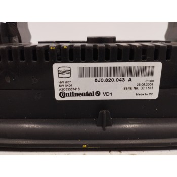 Recambio de mando climatizador para seat ibiza (6j5) 1.9 tdi referencia OEM IAM 6J0820043A  