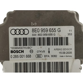 Recambio de centralita airbag para audi a4 berlina (8e) 2.0 16v tfsi referencia OEM IAM 8E0959655G 0285001668 