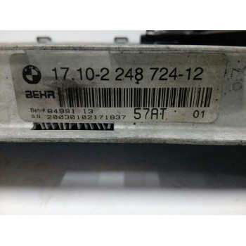 Recambio de radiador agua para bmw x5 (e53) 3.0 24v turbodiesel cat referencia OEM IAM 17102248724  