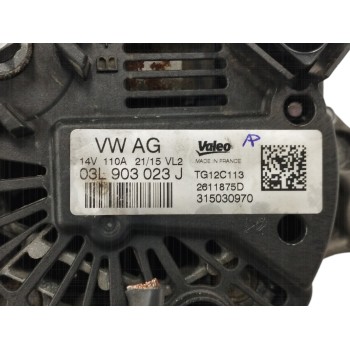 Recambio de alternador para seat leon (5f1) 2.0 tdi referencia OEM IAM 03L903023J 110A TG12C113