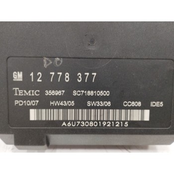 Recambio de modulo electronico para saab 9-3 sport sedán 1.9 tid cat referencia OEM IAM 12778377 356967 