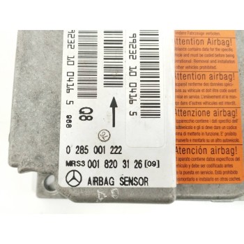 Recambio de centralita airbag para mercedes-benz clase a (w168) 170 cdi (168.008) referencia OEM IAM 0018203126 0285001222 