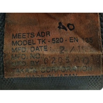 Recambio de cinturon seguridad trasero derecho para mitsubishi montero (v20/v40) 2.5 turbodiesel referencia OEM IAM TK520EN135  
