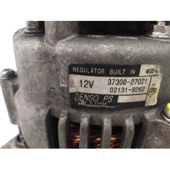 Recambio de alternador para hyundai tucson (jm) 2.0 crdi cat referencia OEM IAM 3730027021 021319262 