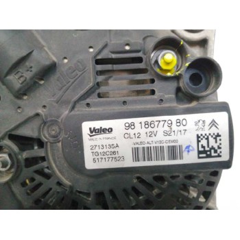 Recambio de alternador para peugeot 308 sw 1.2 12v e-thp referencia OEM IAM 9818677980 TG12C261 