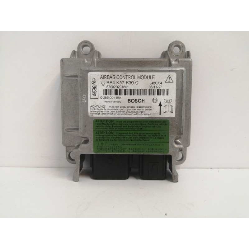 Recambio de centralita airbag para mazda 3 berlina (bk) 1.6 crdt active referencia OEM IAM BP4K57K30C 0285001554 